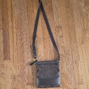 Coach Dark Brown Crossbody Bag
